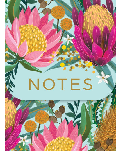 Bushland Banksia Magnetic Pocket Notepad