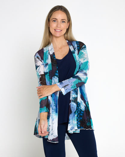 Naomi Mesh Jacket - Seascape
