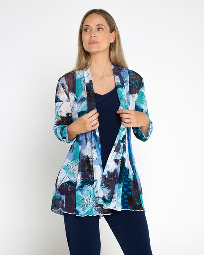 Naomi Mesh Jacket - Seascape