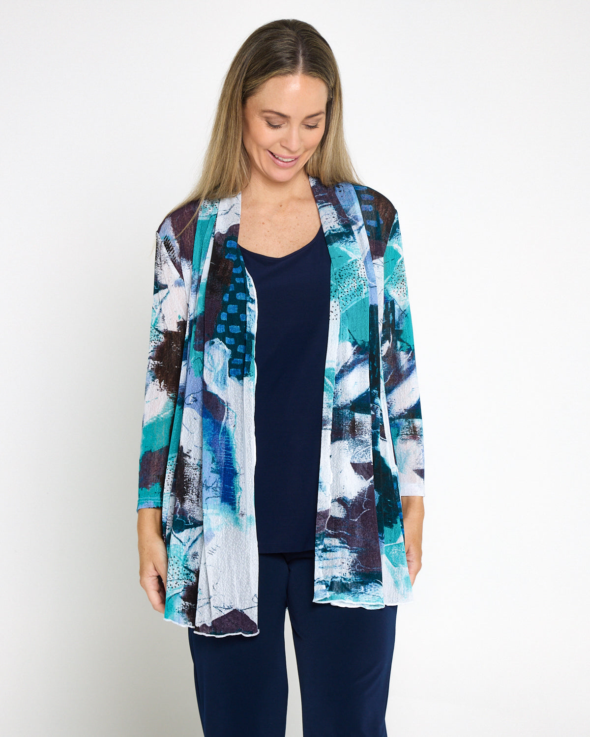 Naomi Mesh Jacket - Seascape