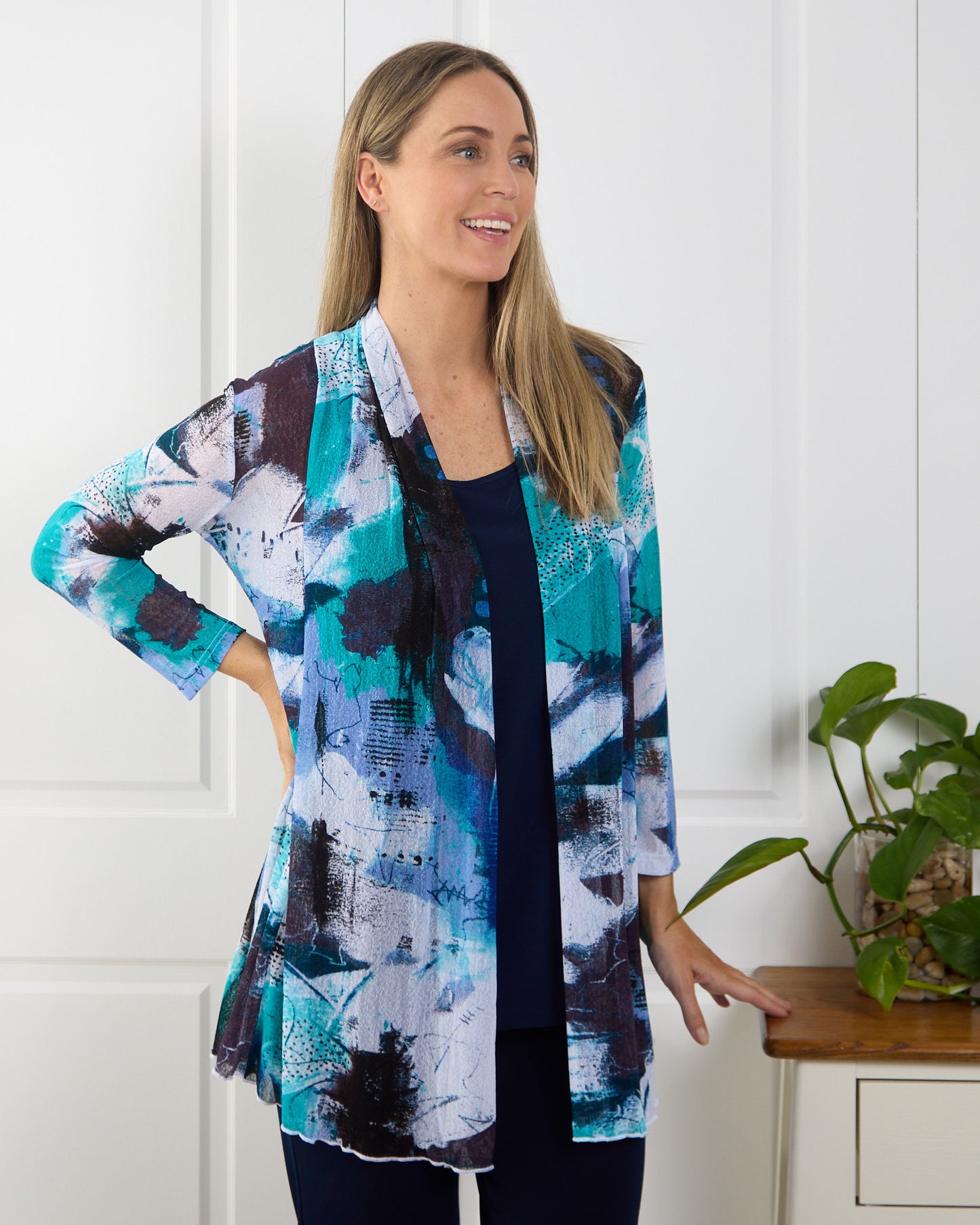 Naomi Mesh Jacket - Seascape