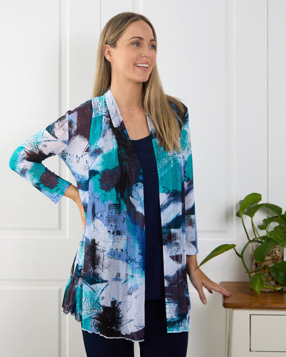 Naomi Mesh Jacket - Seascape