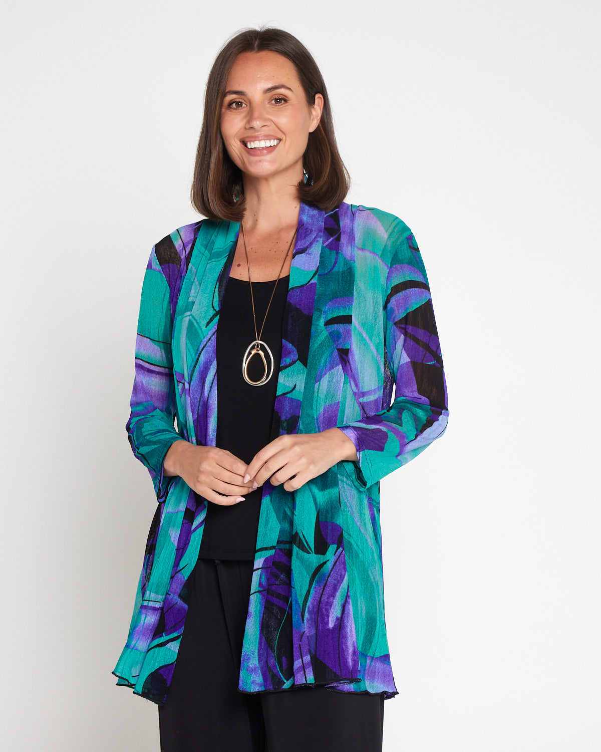 Naomi Mesh Jacket - Fluorite Prism