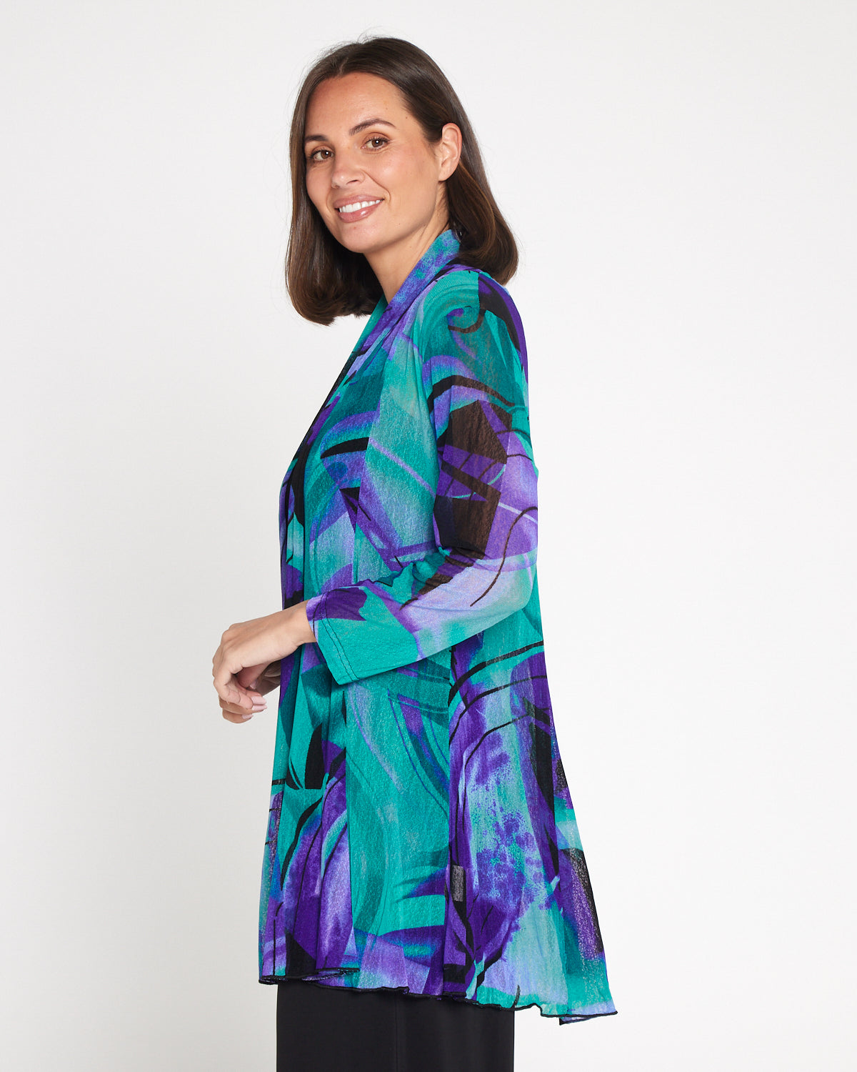 Naomi Mesh Jacket - Fluorite Prism