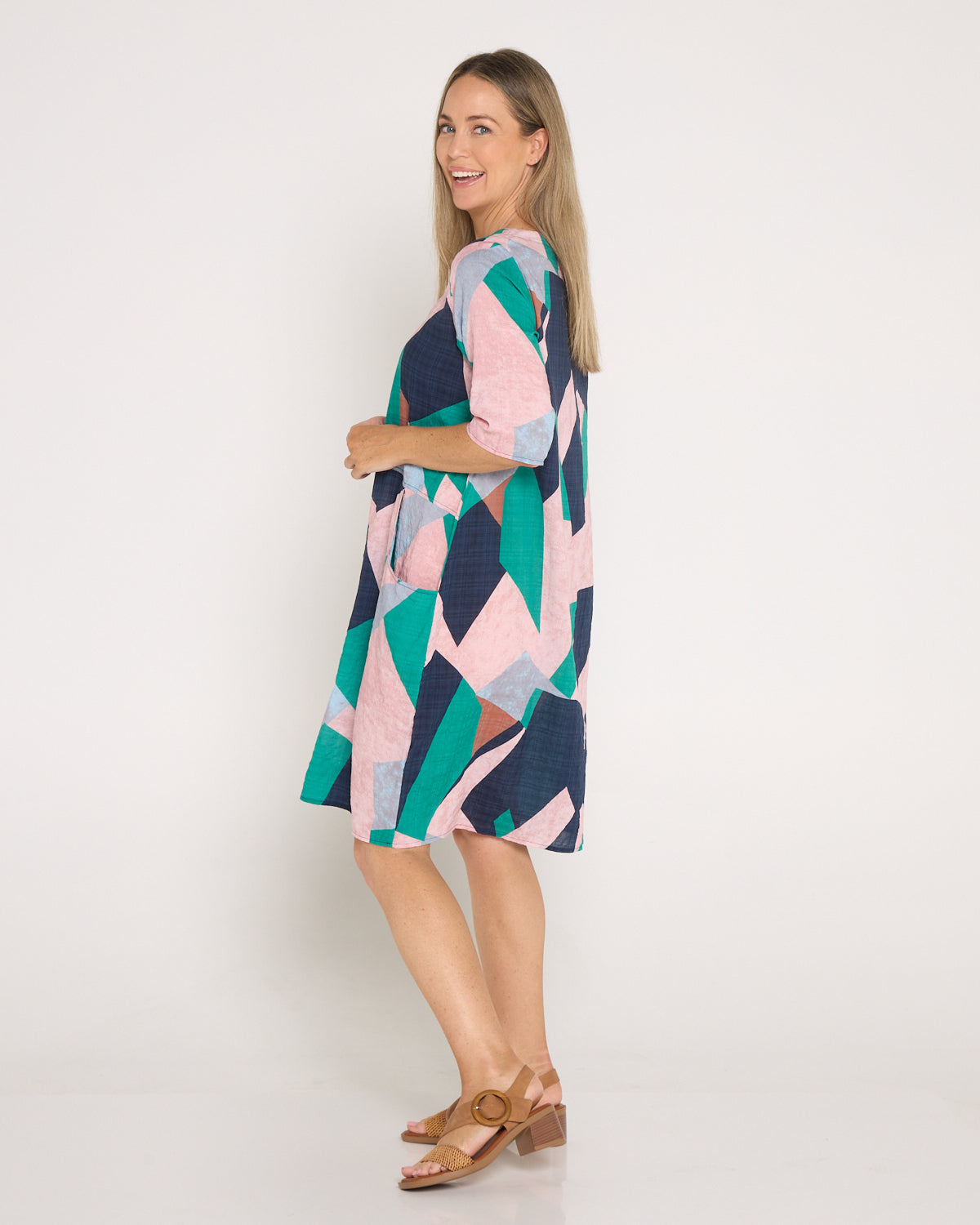 Eva Dress - Rose Quartz Emerald