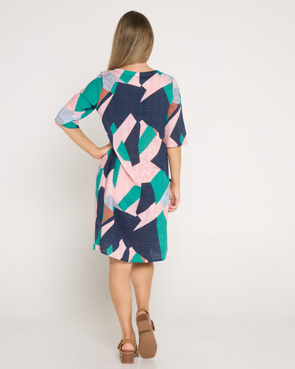 Eva Dress - Rose Quartz Emerald