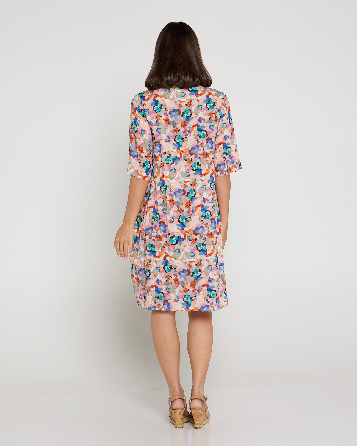 Eva Cotton Dress - Summer Bouquet