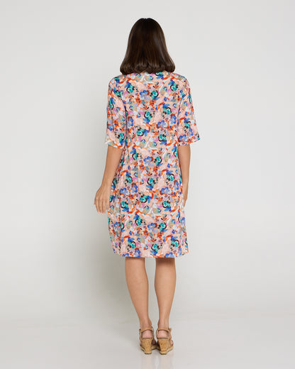 Eva Cotton Dress - Summer Bouquet