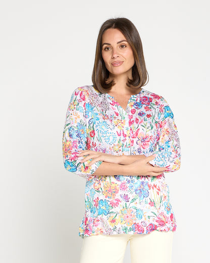 Candy Top - Watercolour Floral