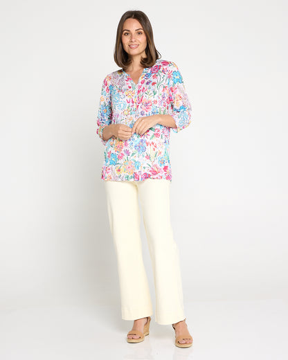 Cher Wide Leg Jeans - Butter Yellow