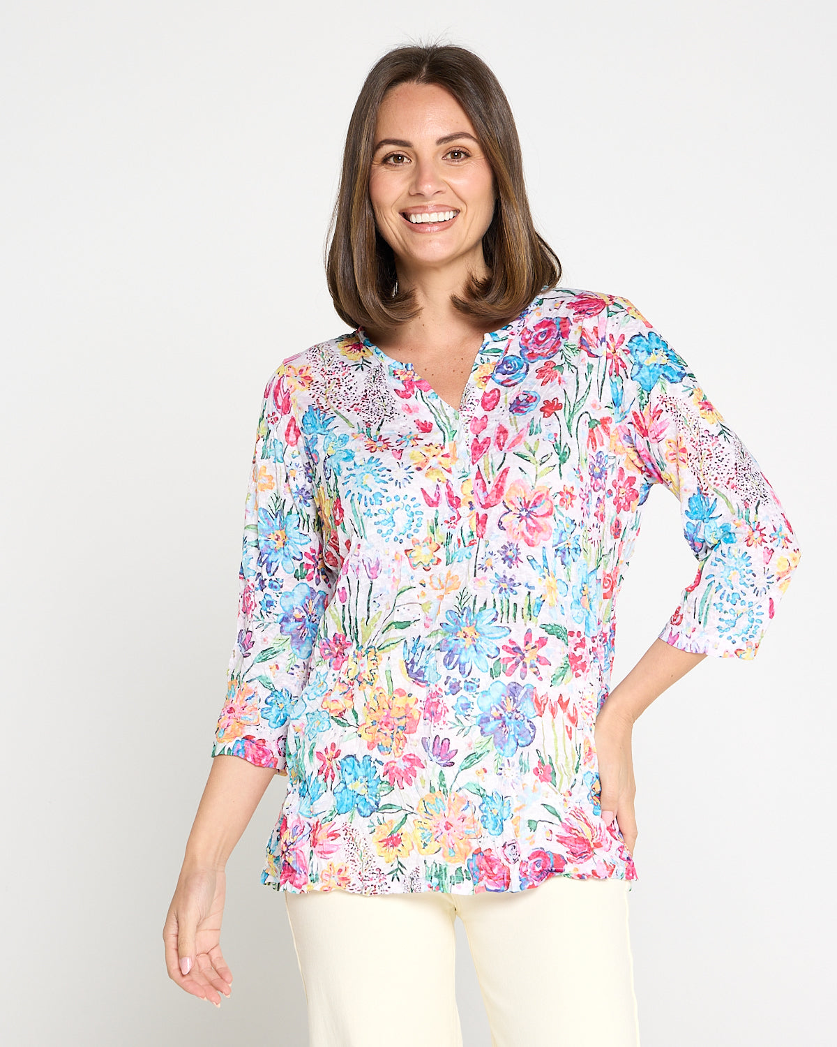 Candy Top - Watercolour Floral