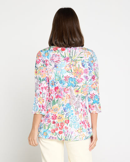 Candy Top - Watercolour Floral