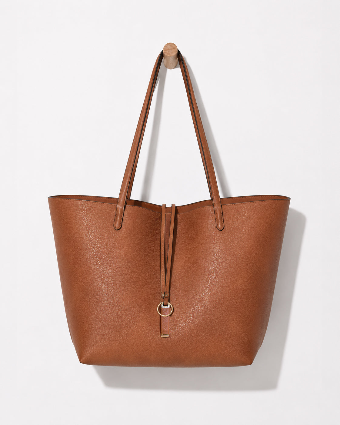 Naomi Tote Bag & Clutch - Brown