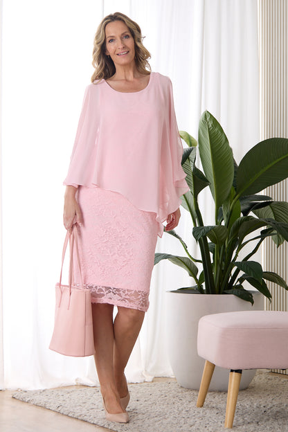 Abigail Dress - Baby Pink