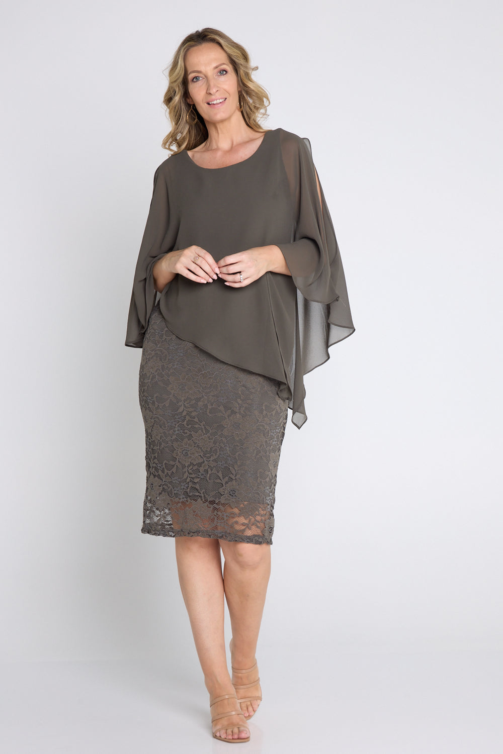 Abigail Dress - Khaki