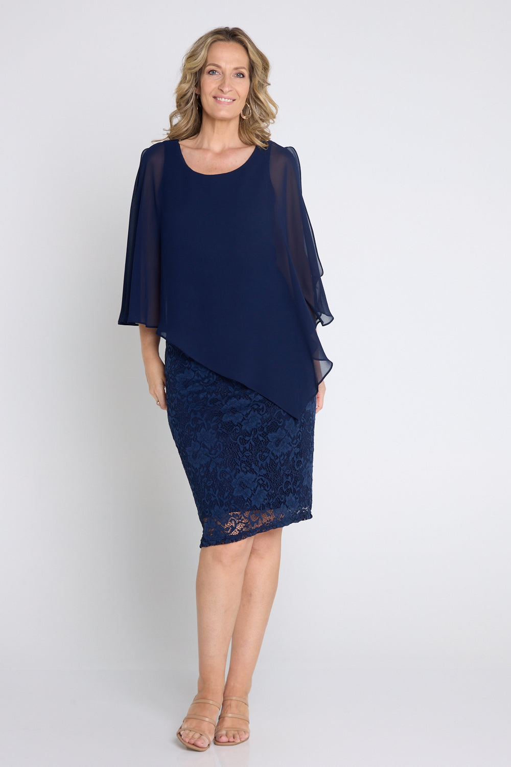 Abigail Dress - Navy