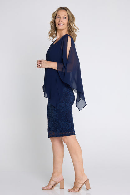 Abigail Dress - Navy