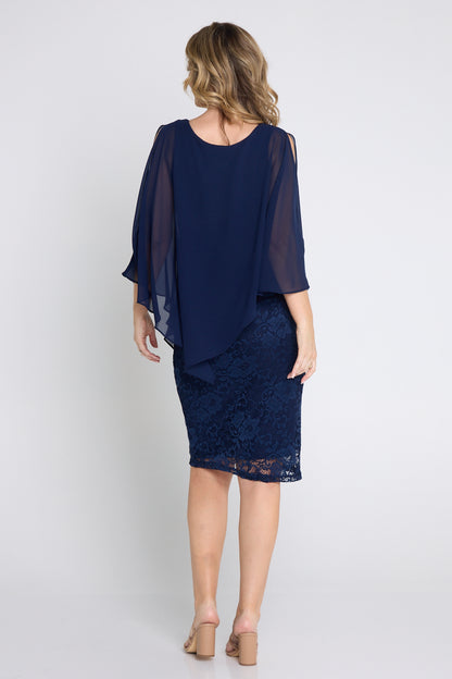 Abigail Dress - Navy