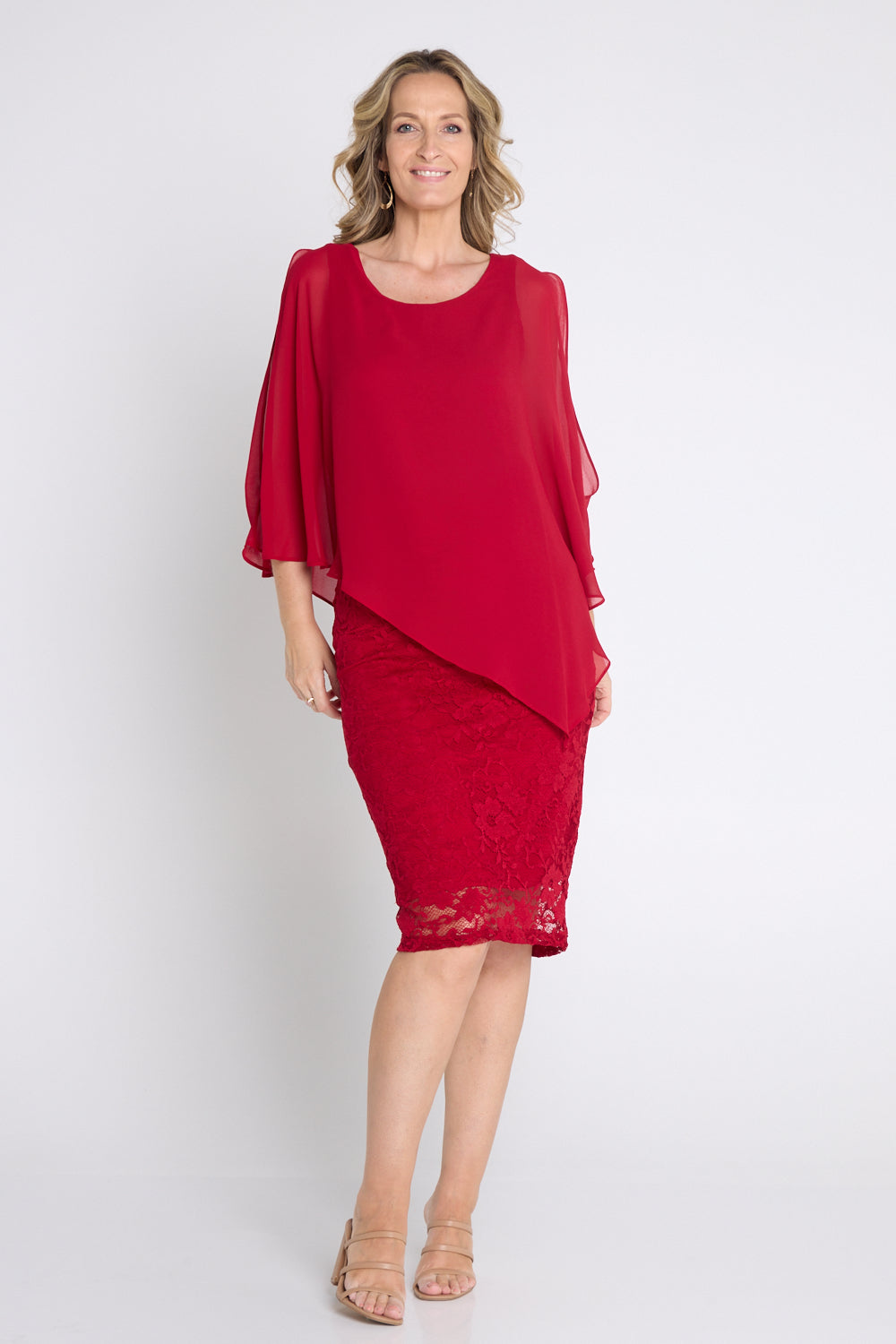 Abigail Dress - Red