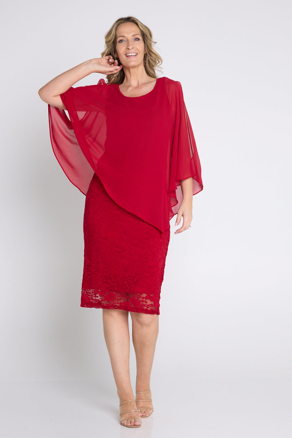 Abigail Dress - Red