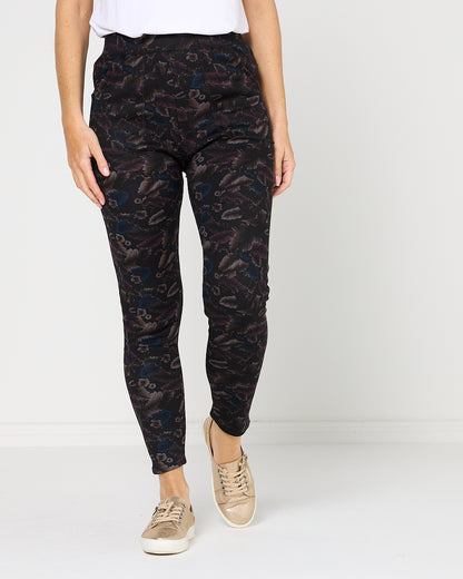Faraday Fur Lined Leggings - Autumn Leaf