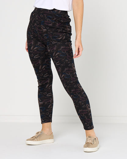 Faraday Fur Lined Leggings - Autumn Leaf