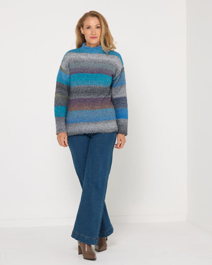 Harbour Stripe Knit - Blue Multi