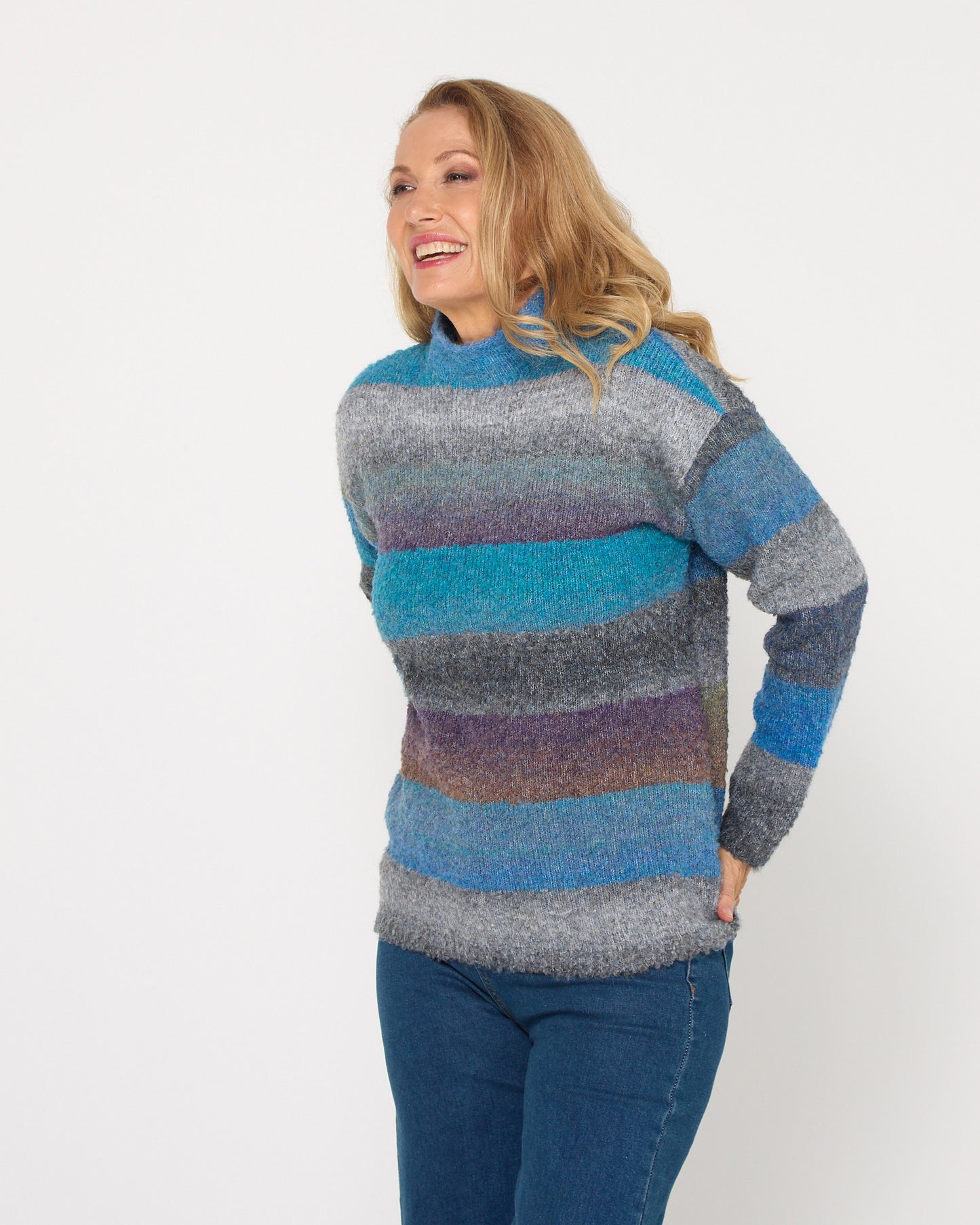 Harbour Stripe Knit - Blue Multi