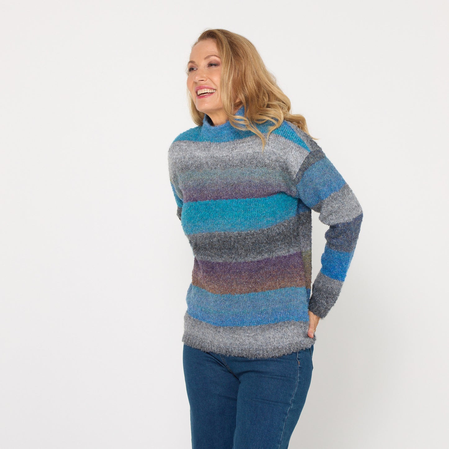 Harbour Stripe Knit - Blue Multi