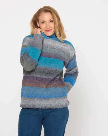 Harbour Stripe Knit - Blue Multi