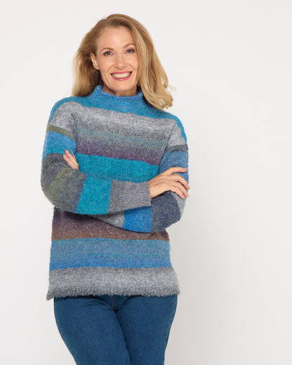 Harbour Stripe Knit - Blue Multi