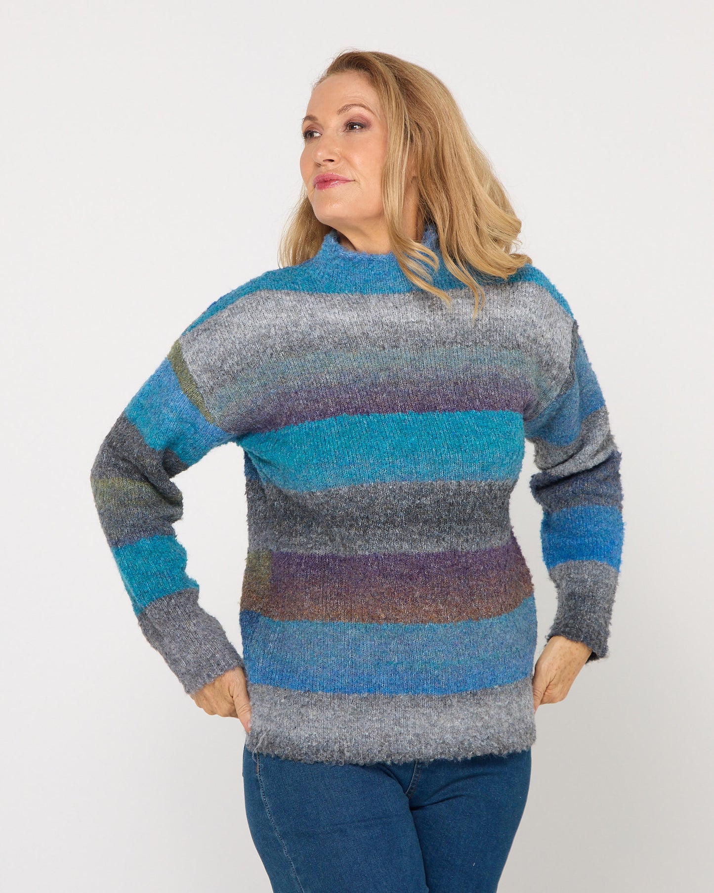 Harbour Stripe Knit - Blue Multi