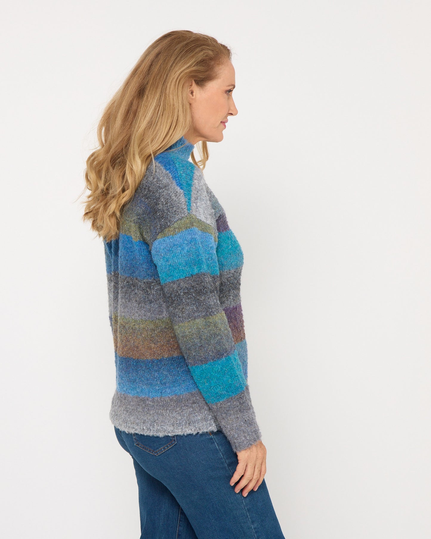 Harbour Stripe Knit - Blue Multi
