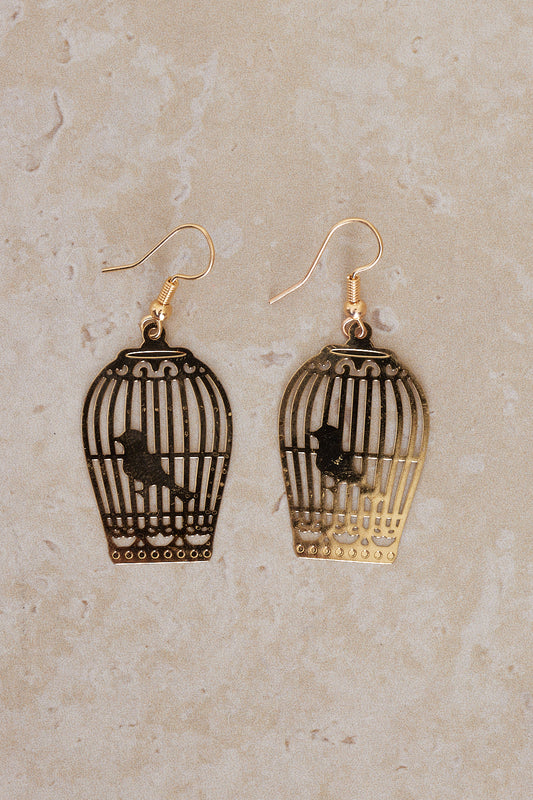 Aviary Earrings - Gold