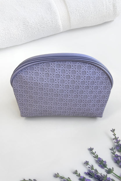 Tranquility Cosmetic Case - Lavender Weave