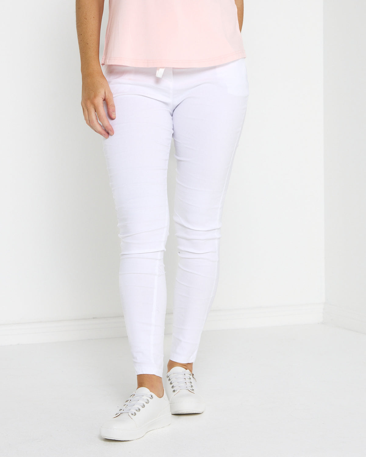 Vindini Stretch Pants - White