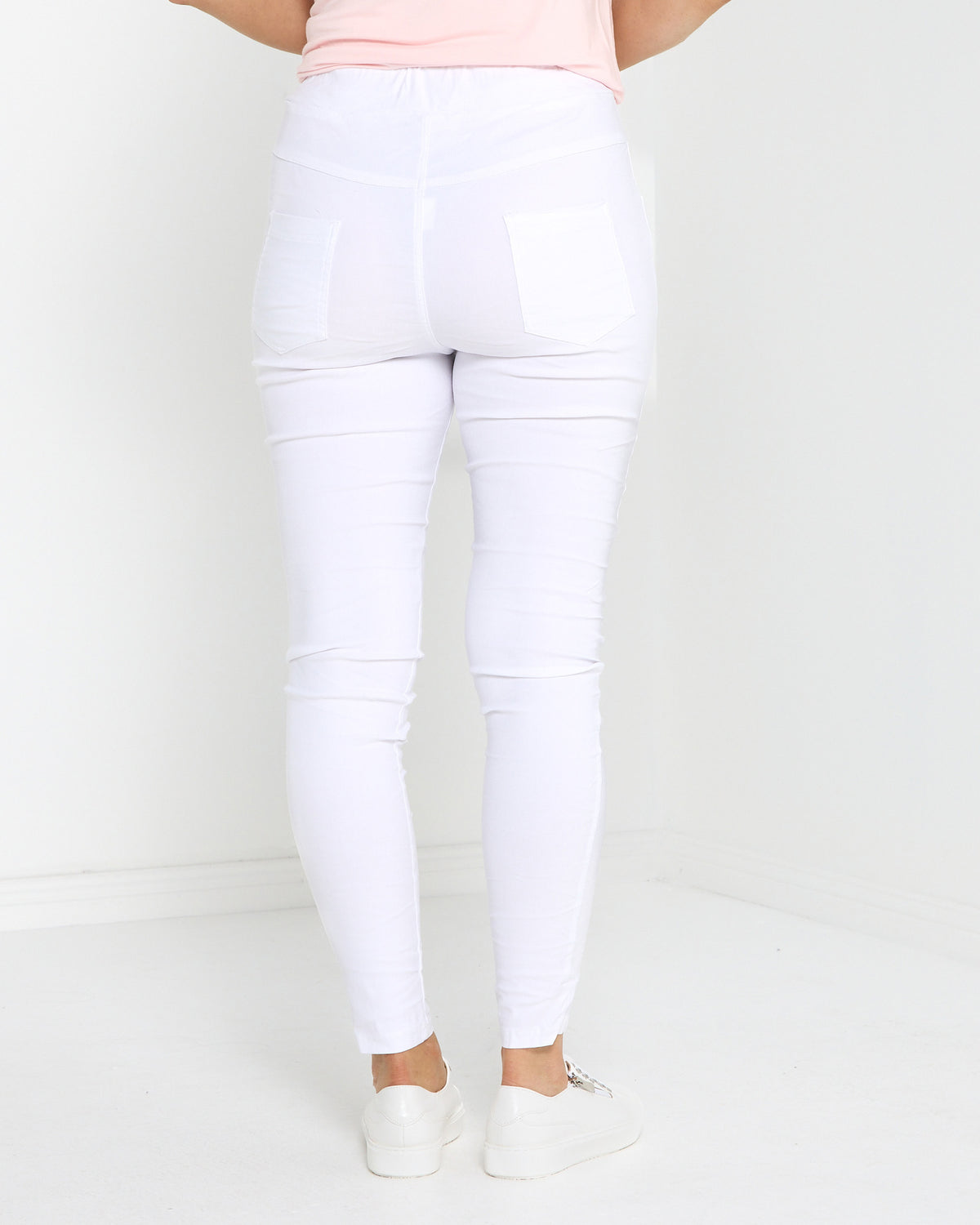 Vindini Stretch Pants - White
