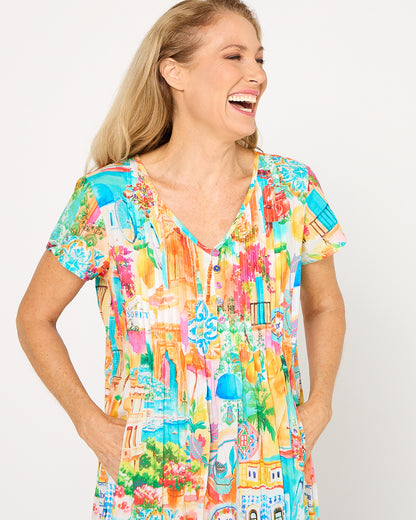 Easy Fit Dress - Summer Print