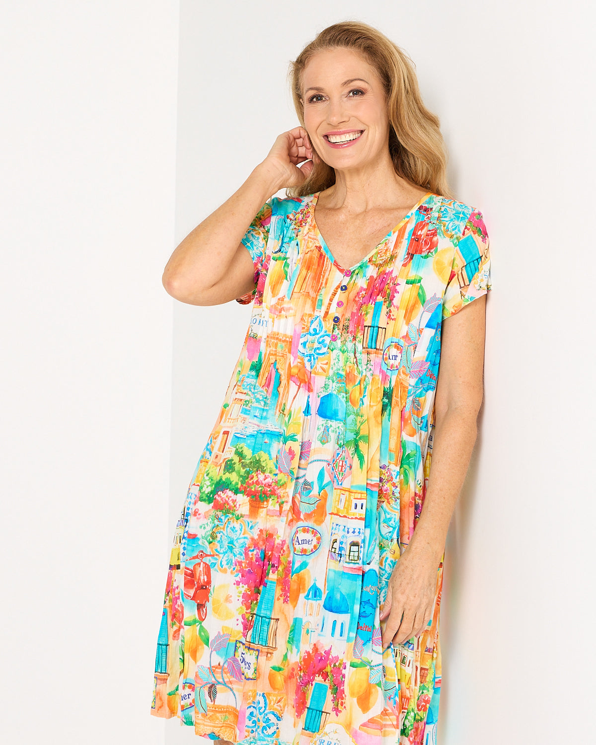 Easy Fit Dress - Summer Print