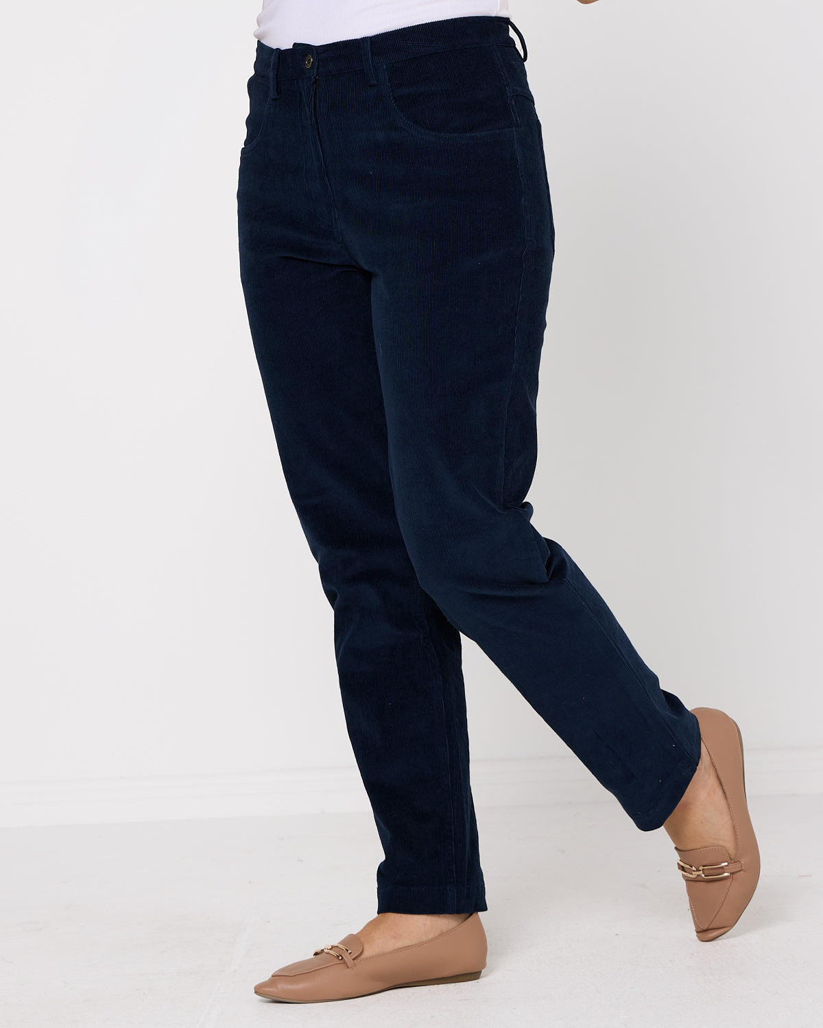 Corduroy Jeans - Navy
