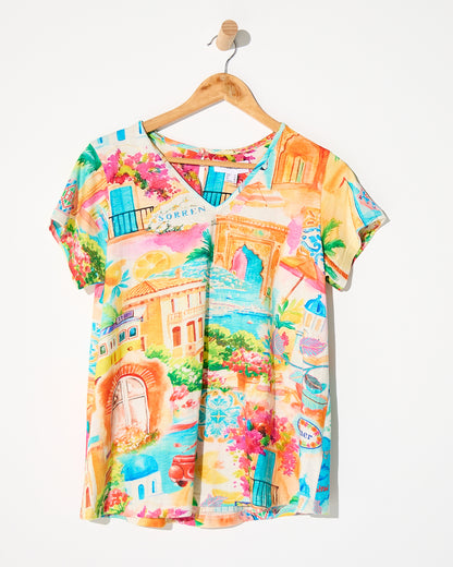 Contemporary Tee - Summer Print