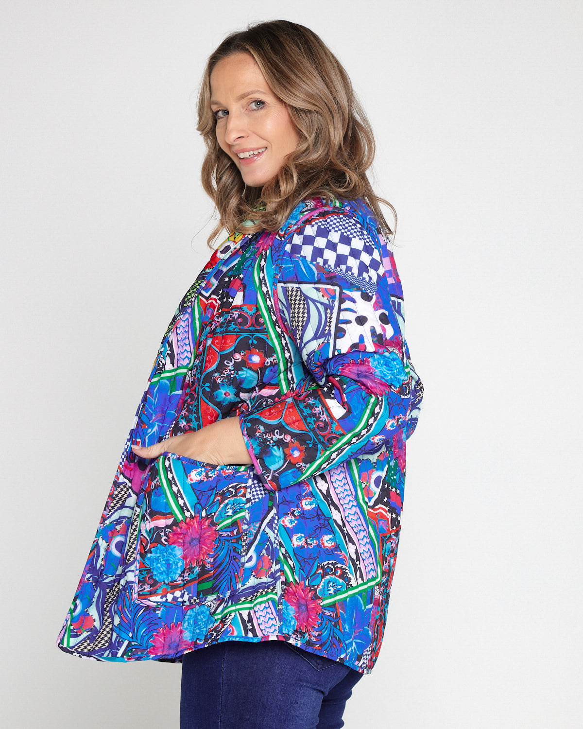 Janelle Reversible Quilted Coat - Wonderland