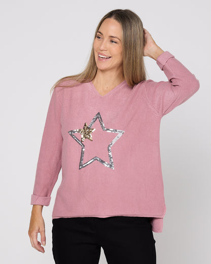 Southport Knit - Pink Star