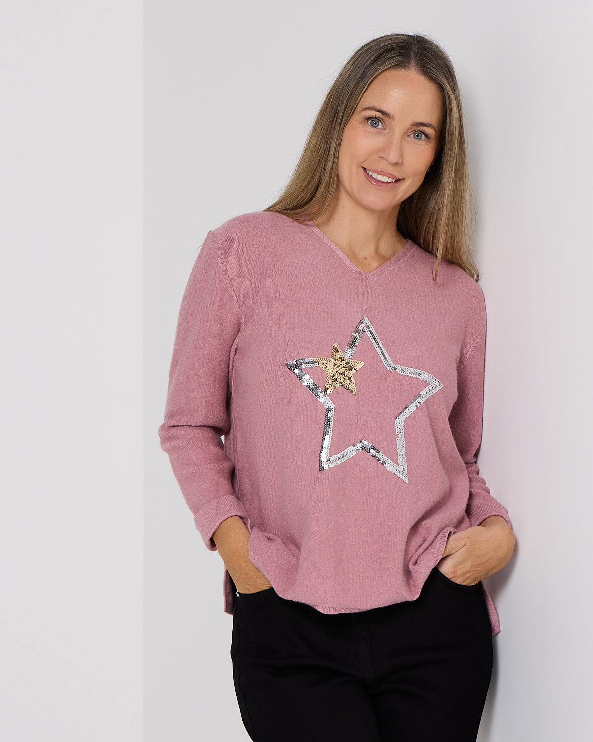 Southport Knit - Pink Star