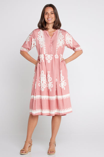 Zalara Dress - Blush