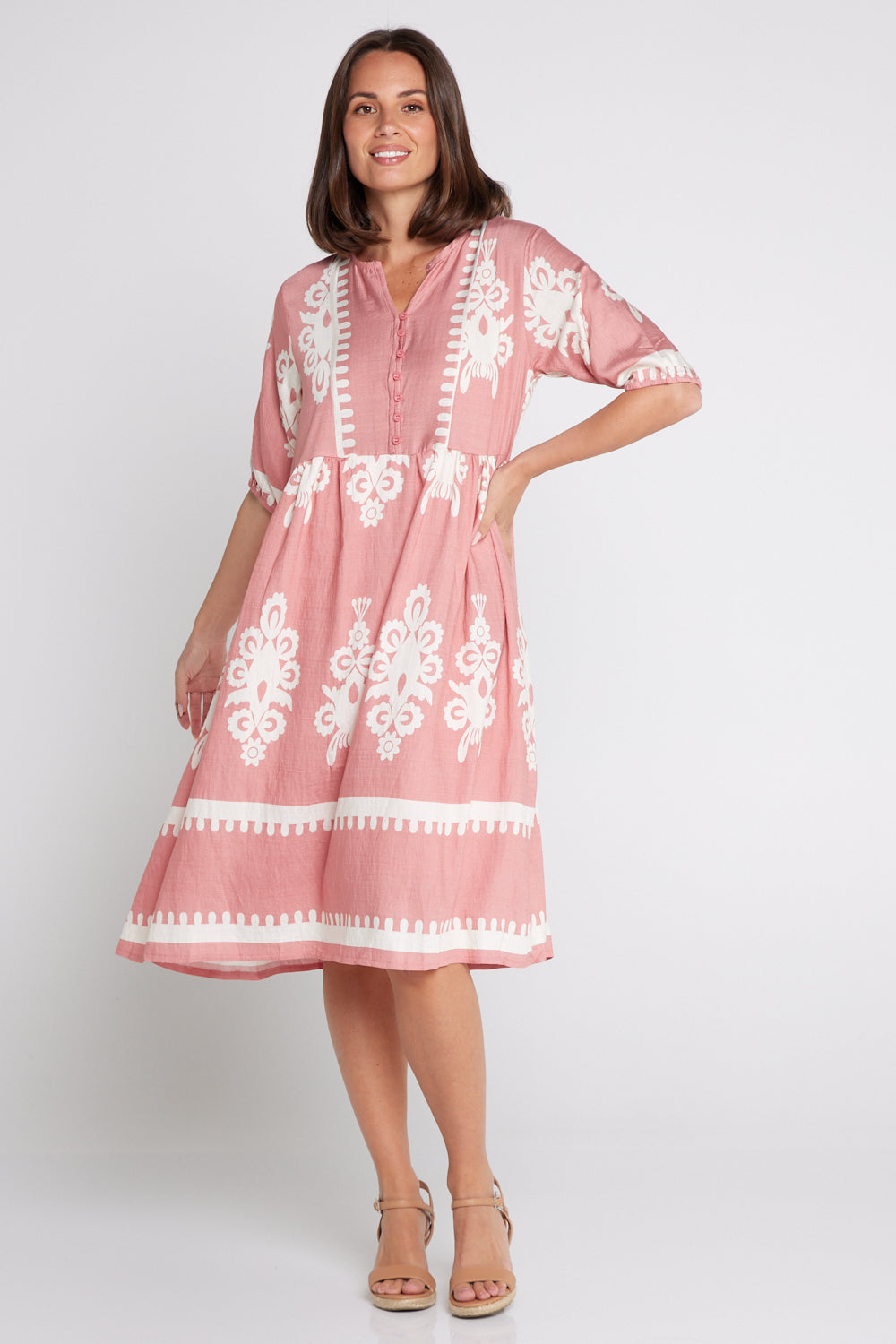 Zalara Dress - Blush