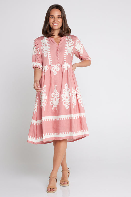 Zalara Dress - Blush