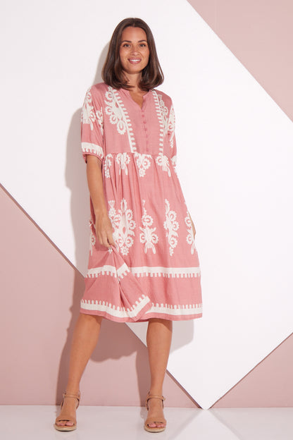 Zalara Dress - Blush