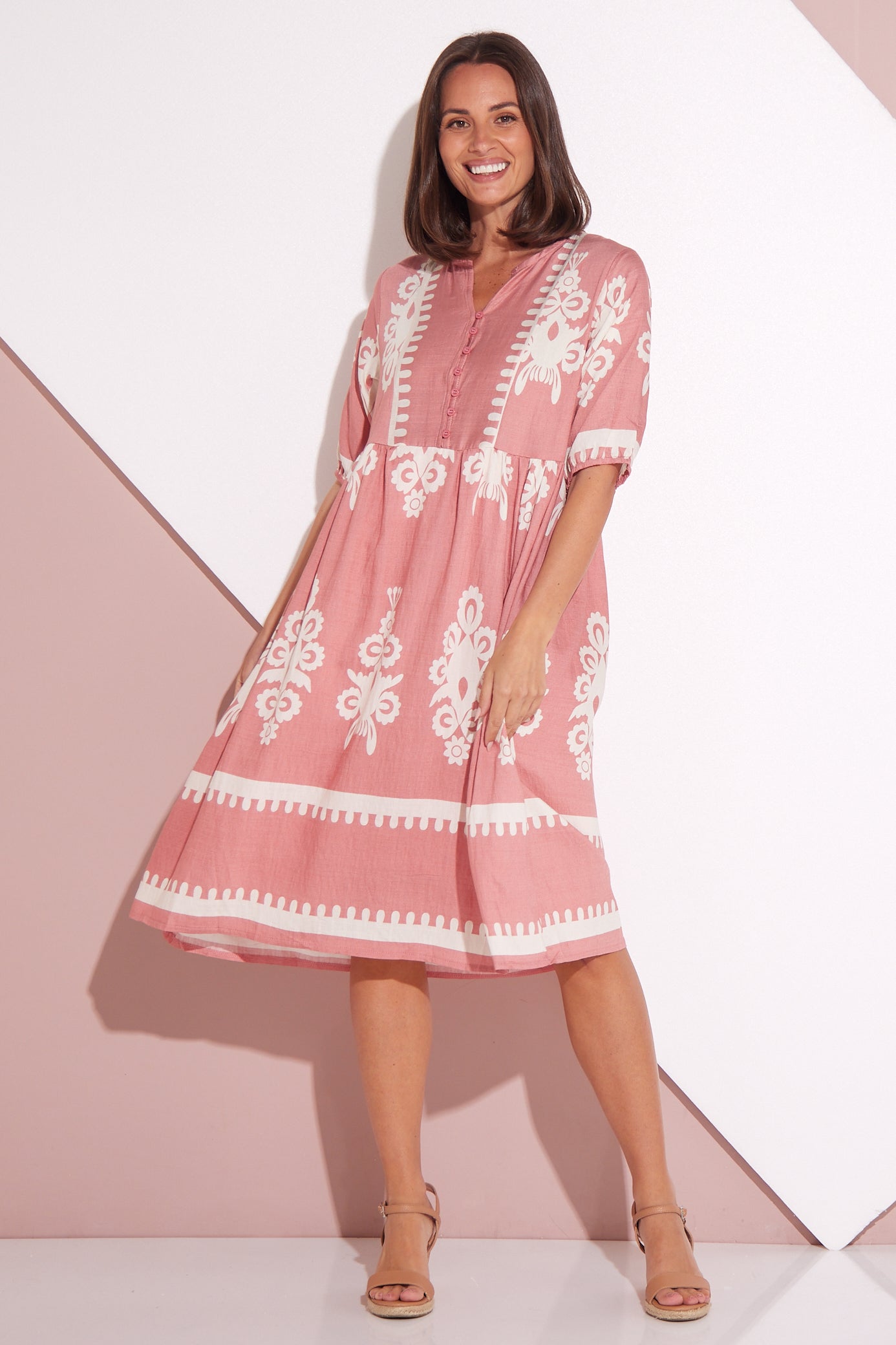 Zalara Dress - Blush