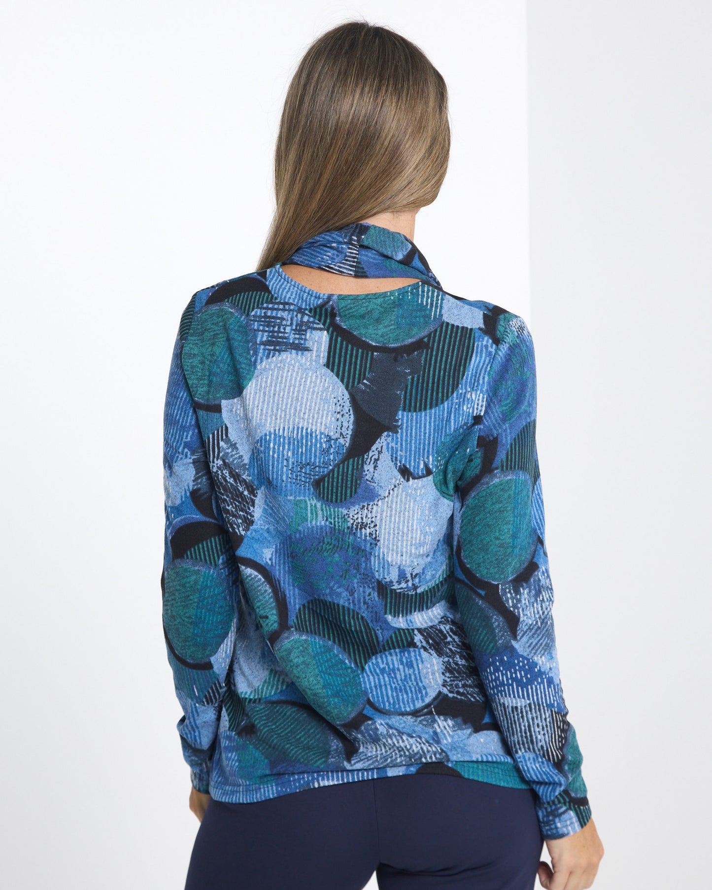 Lani Knit Top & Snood - Ocean Mist